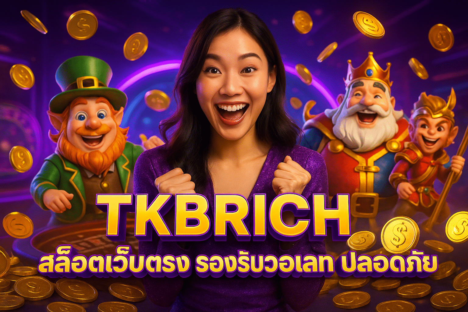 TKBRICH สล็อตเว็บตรง รองรับวอเลท ปลอดภัย