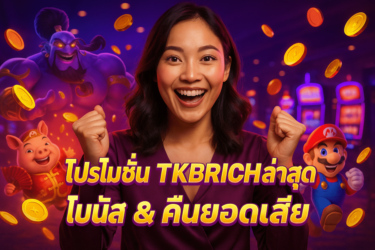 โปรโมชั่น TKBRICH ล่าสุด โบนัส & คืนยอดเสีย