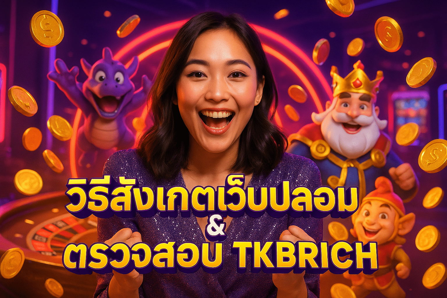 วิธีสังเกตเว็บปลอม & ตรวจสอบ TKBRICH